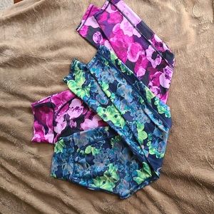 Two pair floral Fabletics